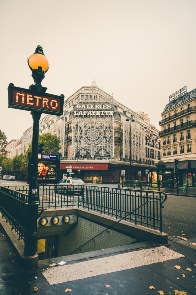 Galeries Lafayette: More than just shopping, this luxury department store boasts an incredible rooftop view of the Paris skyline.