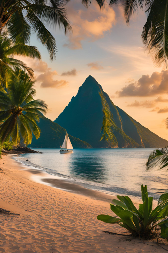 St. Lucia’s dramatic Pitons and luxurious resorts create a romantic setting perfect for couples. Take a mud bath at Sulphur Springs, hike Tet Paul Nature Trail for breathtaking views, or unwind at Sugar Beach. For an unforgettable experience, snorkel along the coral reefs or enjoy a sunset cruise.