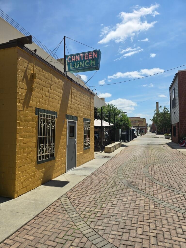 Downtown Ottumwa, Iowa near Canteen Lunch in the Alley