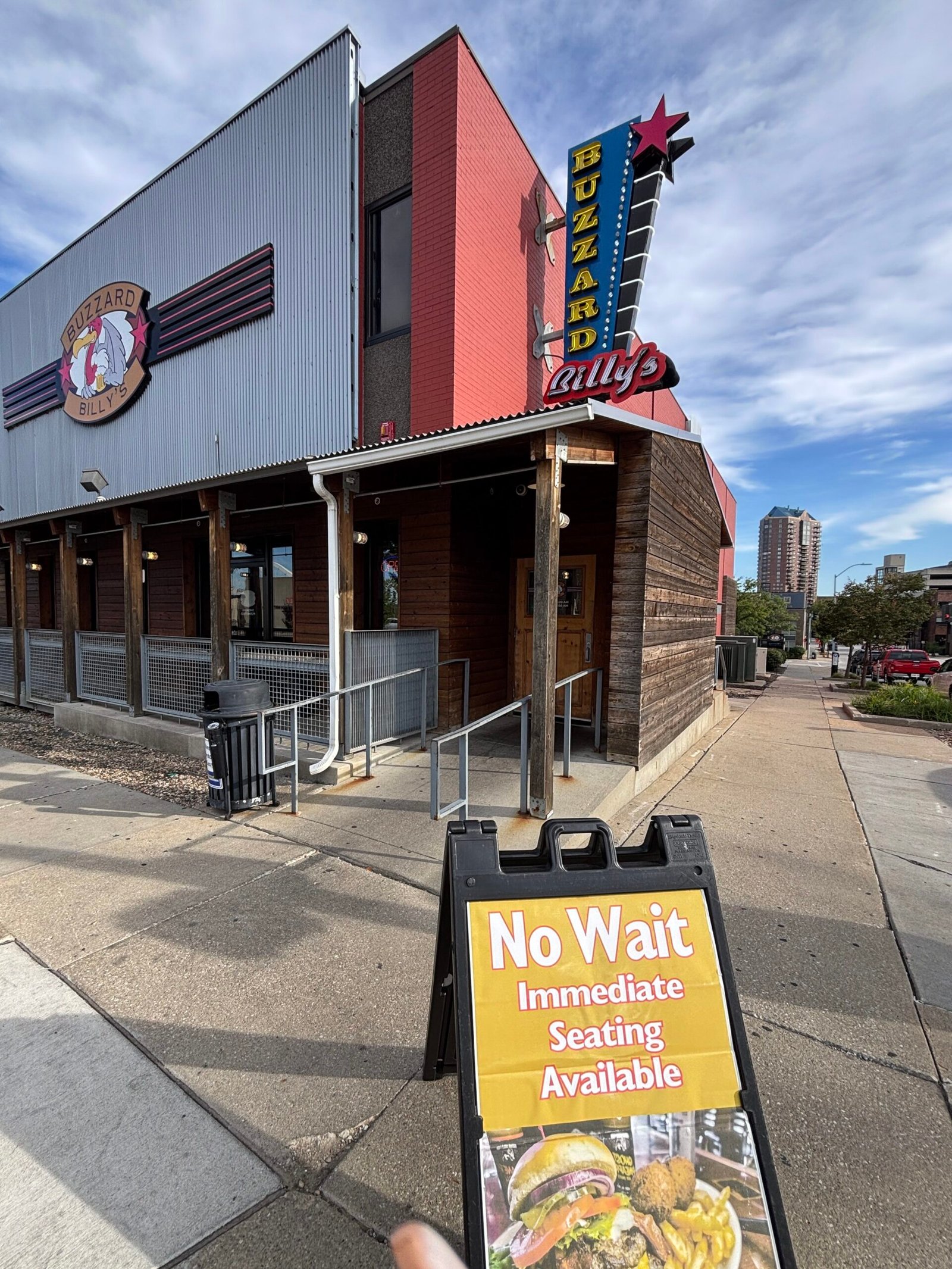 Dinner at Buzzard Billy's near the Iowa Events Center in Des Moines